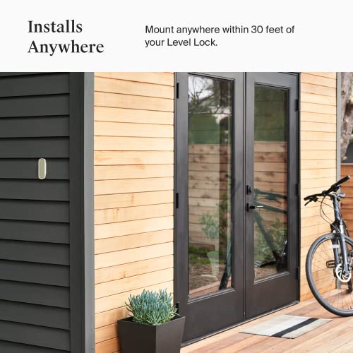 Level Smart Keypad Lock Accessory for Use with Any Level Smart Lock or Bolt, Weatherproof with LED Backlight, Bluetooth-Enabled Door Lock Accessory for Keyless Entry (Matte Black) - Image 5