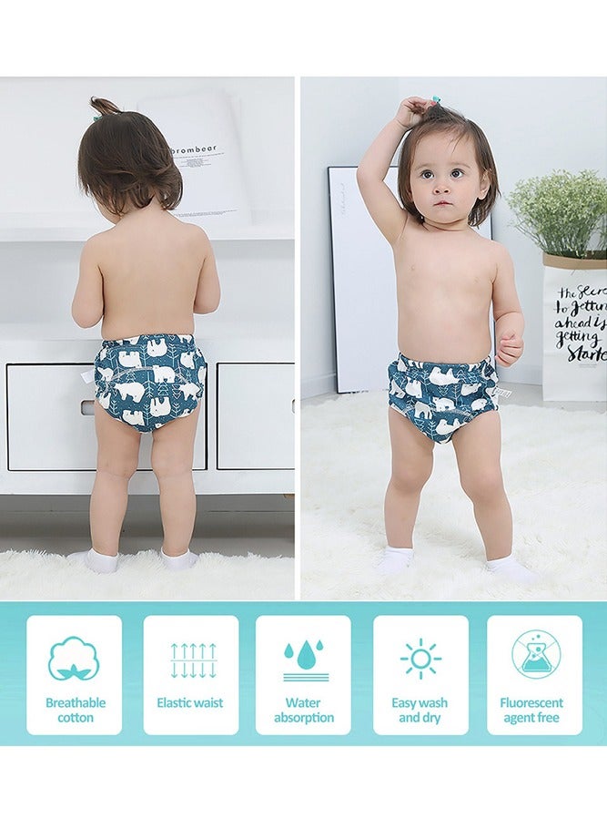 انسولار 2 قطعة سروال تدريب الحمام للأطفال, الحفاضات القماشية - Image 3