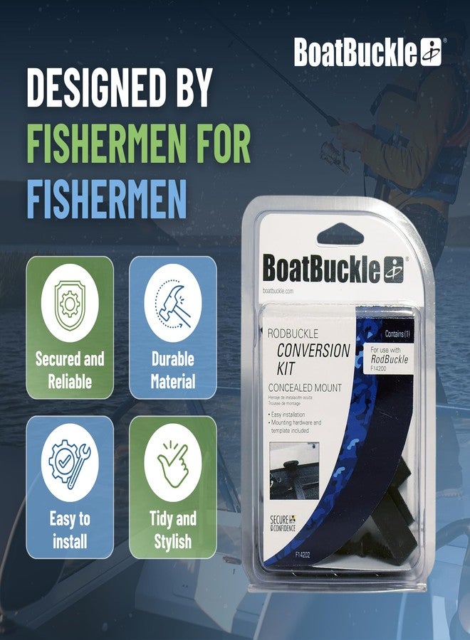BoatBuckle طقم تثبيت مخفي من BoatBuckle RodBuckle - Image 3