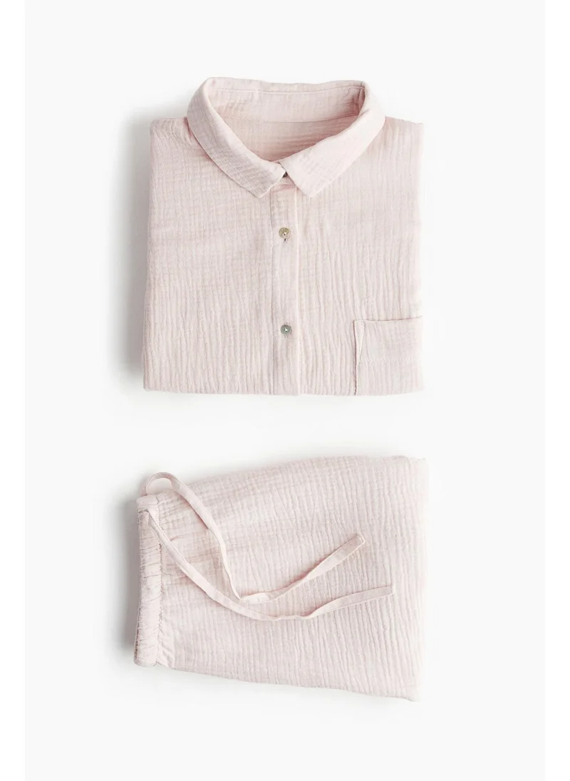 H&M Pyjama shirt and shorts