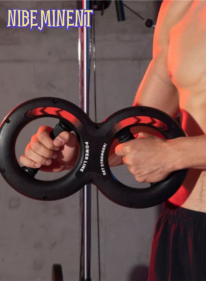 NIBEMINENT 5-30KGWrist Grip Strength Trainer, Spinning Burn Muscle Training, Gym Multifunctional Hand and Forearm Trainer, Gripper Exerciser Strengthener for Arm and Full Body Muscle Training,Suitable for Home Gym Office - Image 2