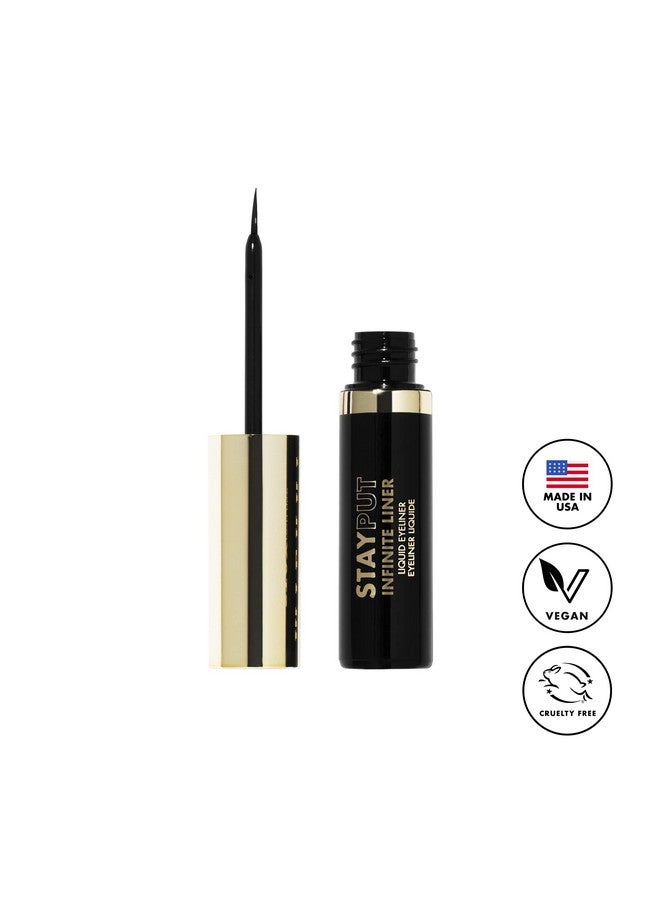Milani Stay Put Infinite Eyeliner for Sharp, Precise Lines, Black - Image 2