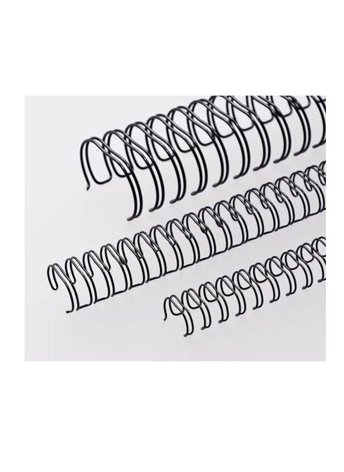 RENZ Renz Binding Wires 3:1 34 Loops for 75 Sheets 9.5mm A4 Black 100 Pieces  - Image 1