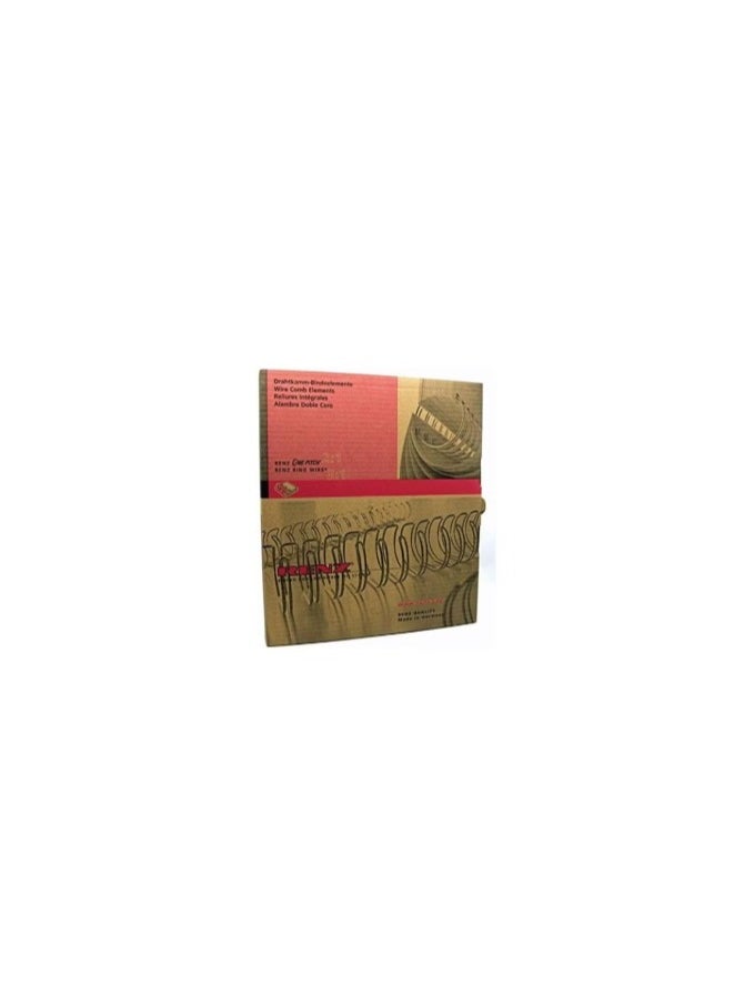 RENZ Renz Binding Wires 3:1 34 Loops for 75 Sheets 9.5mm A4 Black 100 Pieces  - Image 2