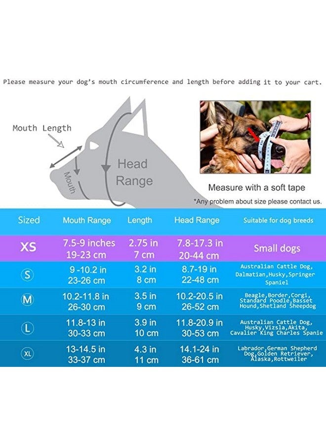 كمامات سلة قابلة للتنفس للكلاب - حماية من النباح والمضغ للكلاب العدوانية (اللون حسب المتوفر) - كبيرة - Image 2