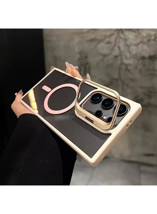 Magnetic Lens Mount Transparent Phone Case Compatible With Galaxy S22 Ultra 5G Orange Easter Birthday Christmas Holiday Gift For Girlfriend Friends Family - Image 5