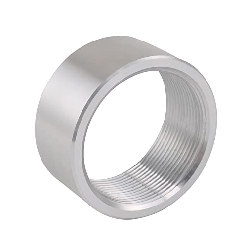WOWYZL 2 Inch NPT Female Thread Aluminum Weld On Pipe Fitting Bung 2 NPT Female Weld On Bung Fitting - Image 1