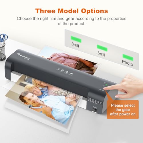 Bonsaii 13 Inch Laminator Machine with Never Jam Technology, Laminator Machine 11x17 Inch with Laminating Sheets, Laminating Machine for Home, Office, and Classroom Organization Supplies - L318-A - Image 5