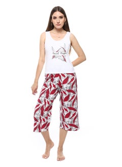 REDCOTTON Summer Pajamas For Women Shorts And Shoulder Strap  - Image 1