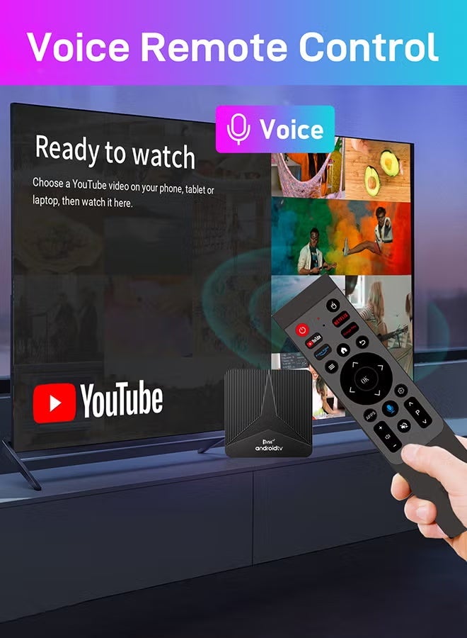 TV98 2GB 16GB Real Android 14 TV Box ATV RK3518 Quad-core 8K Media Player 3D Dual Wifi BT Voice Remote H.265 4K Set Top Box 2025 New - Image 4