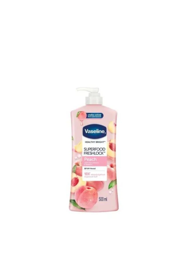 Vaseline Vaseline Super Food Freshlock Peach Lotion 500ml