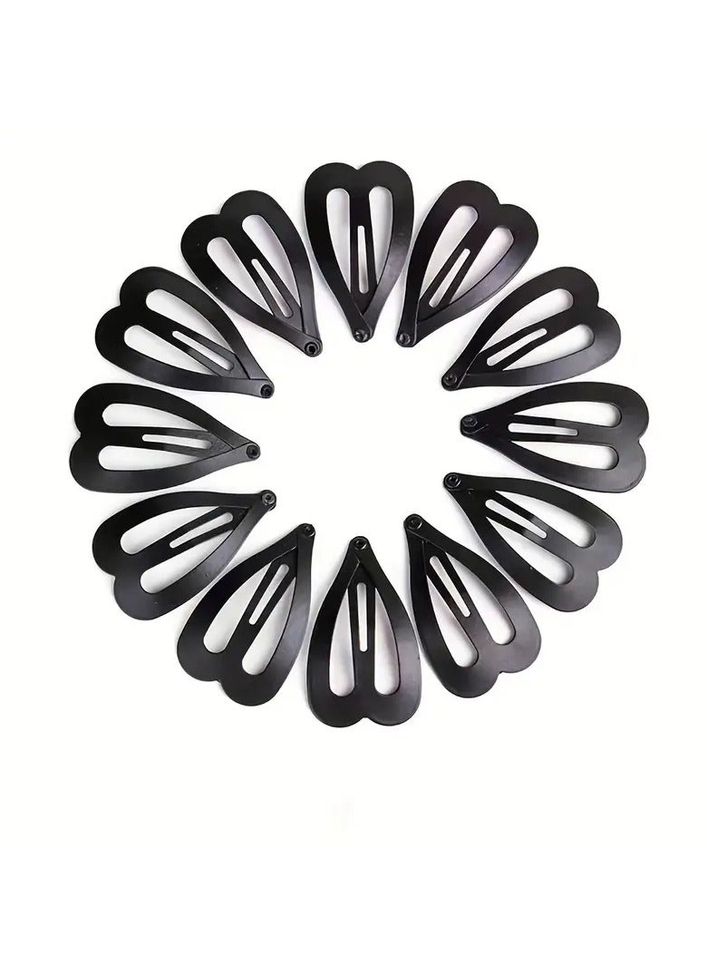 Goolsky مجموعة من 6 قطع من مشابك الشعر المعدنية على شكل قلب بتصميم مقطوع - مثالية للاحتفالات بيوم الاستقلال - Image 5