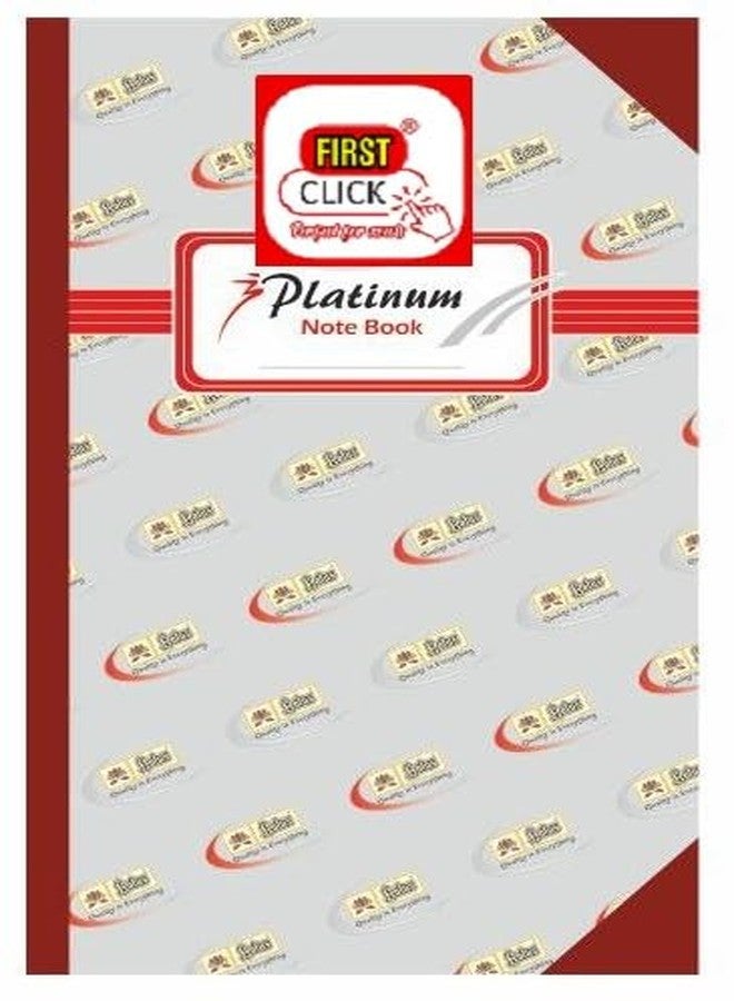 FIRST CLICK دفتر ملاحظات لوتس بلاتينيوم من فيرست كليك، 576 صفحة (غلاف مقوى)، غلاف قماشي، المقاس: 20.5 × 32.7 سم - Image 5