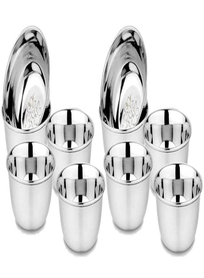 RAGHAV Multipurpose Stainless Steel Kitchen Bowls Set of 12 for Serving, Cooking, Food Storage (Medium Size) - Image 3