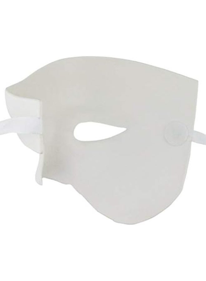 Mens Mask  Mask Masquerade Phantom of The Opera Half Face Mask, White, One Size - Image 5