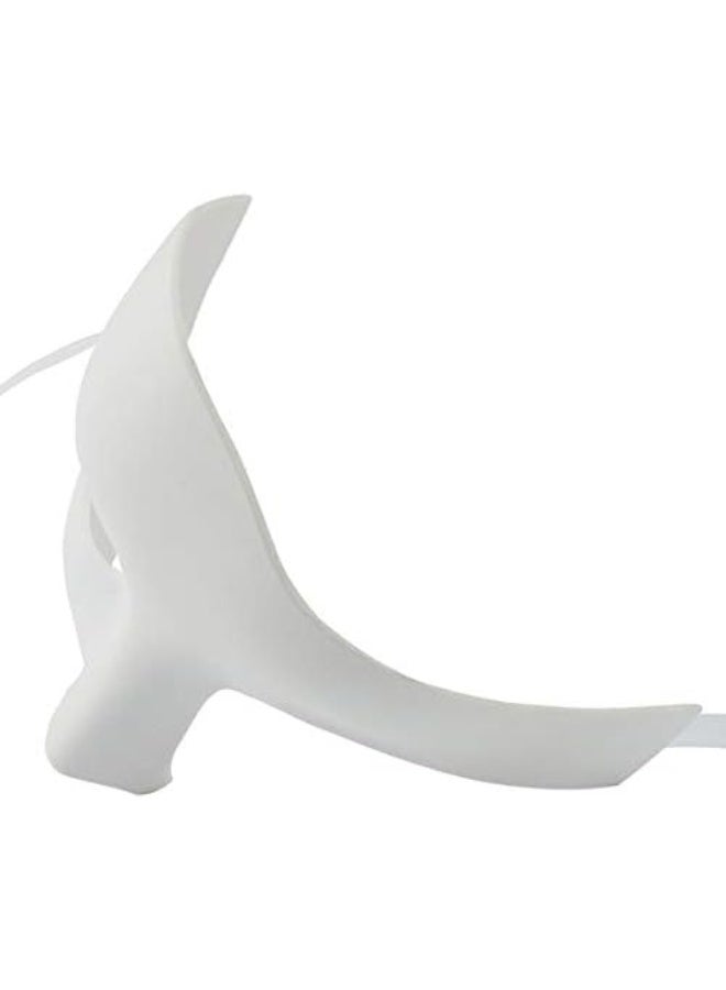 Mens Mask  Mask Masquerade Phantom of The Opera Half Face Mask, White, One Size - Image 4