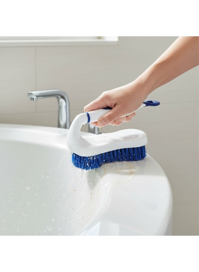 Neco Heavy Duty Scrub Brush with Stiff Bristles & Long Non-Slip Handle – Multi-Purpose Cleaning Brush for Bathroom, Kitchen, Tiles, Bathtub & Floor Cleaning - Image 1