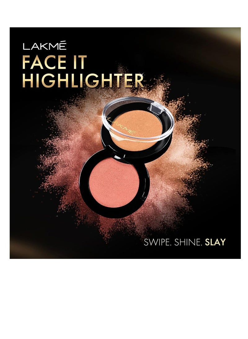 لاكمي فيس إت هايلايتر روز جولد H3 4 جم - Image 2