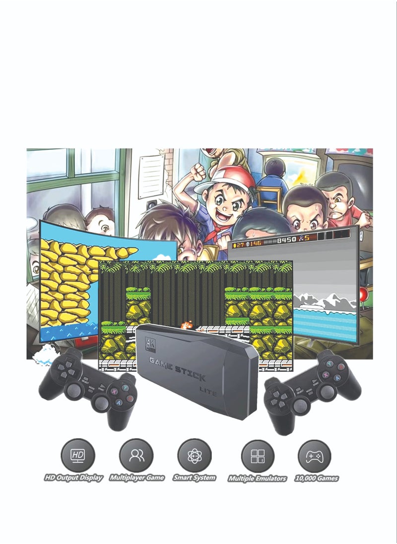 ABJ ABJ Y3 Lite Hd Tv Game Console With 64G Card 10000 Games 2 Controllers With 1 Stick 1 HD Extension Cable  - Image 4