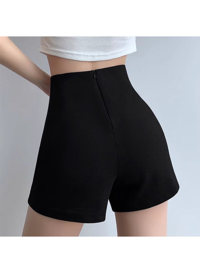 Yishangmei Black Suit Shorts, Summer Women's Wear, New American-style Hot Girl Sports Casual Hot Pants, Slimming And Fitted - Image 5