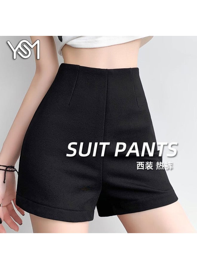 Yishangmei Black Suit Shorts, Summer Women's Wear, New American-style Hot Girl Sports Casual Hot Pants, Slimming And Fitted - Image 1