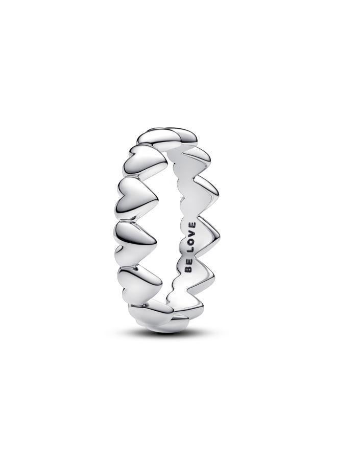 PANDORA Hearts sterling silver ring - Image 1