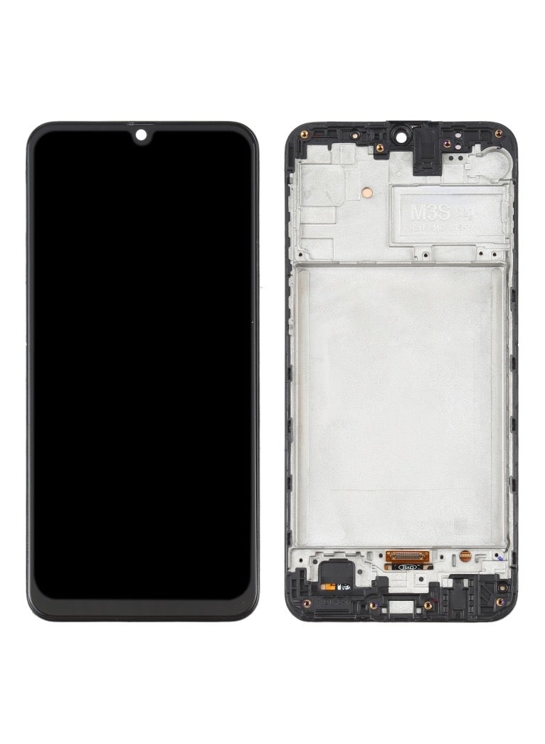شاشة LCD بحجم 6.36 إنش مصنوعة من مادة OLED مع وحدة التحويل الرقمي (ديجيتايزر) كاملة التركيب مع الإطار لهاتف Samsung Galaxy M31 / Galaxy M31 Prime موديل SM-M315 - Image 3