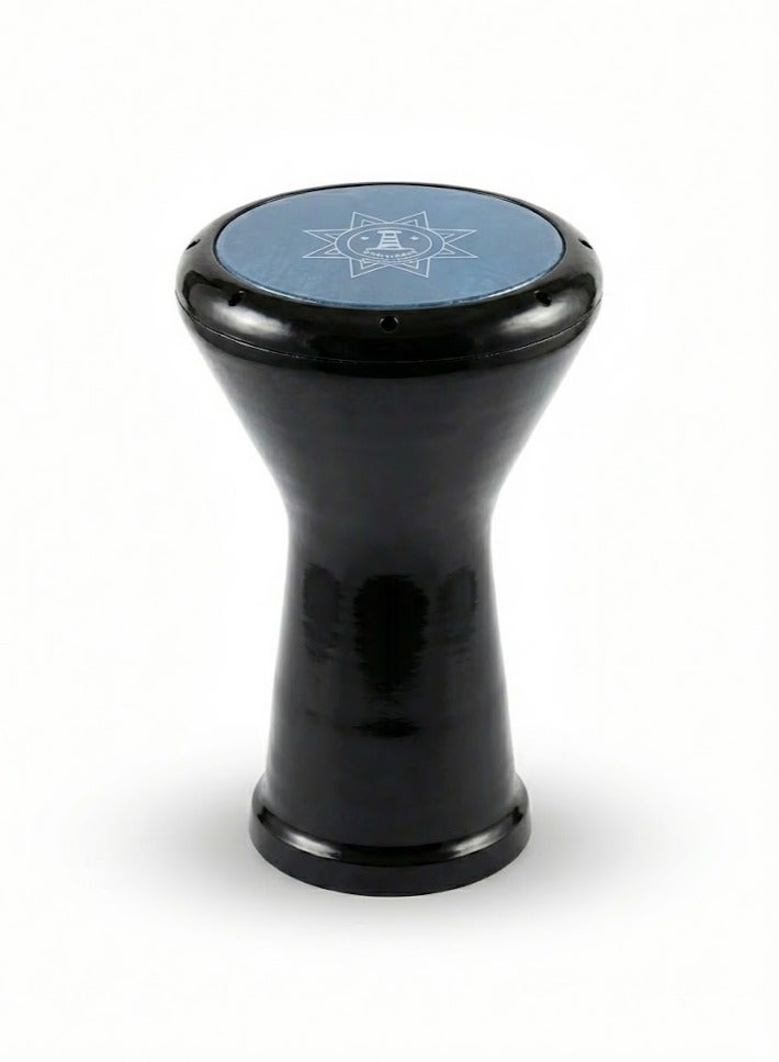 موسيقى الكرز طبلة مصرية شرقية مع حقيبة و رأس إضافي لون أسود - Image 3