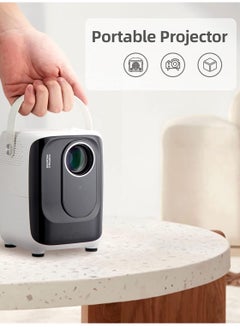 BORTONY Mini Projector S10 5G WiFi Portable Video Projector 1920x1080P Smart Multimedia Projector 8000 Lumens Bluetooth Home Theater Cinema Movie Projector Support Bluetooth WIFI USB SD Card  - Image 5