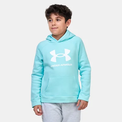 UNDER ARMOUR Kids' Rival Fleece Big Logo Hoodie