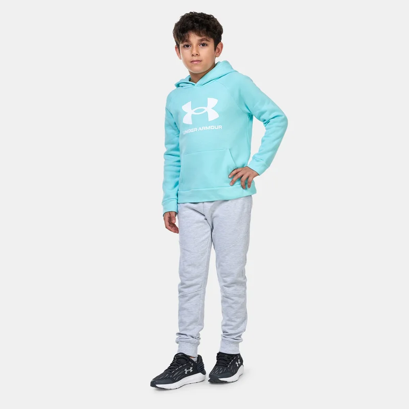 UNDER ARMOUR Kids' Rival Fleece Big Logo Hoodie