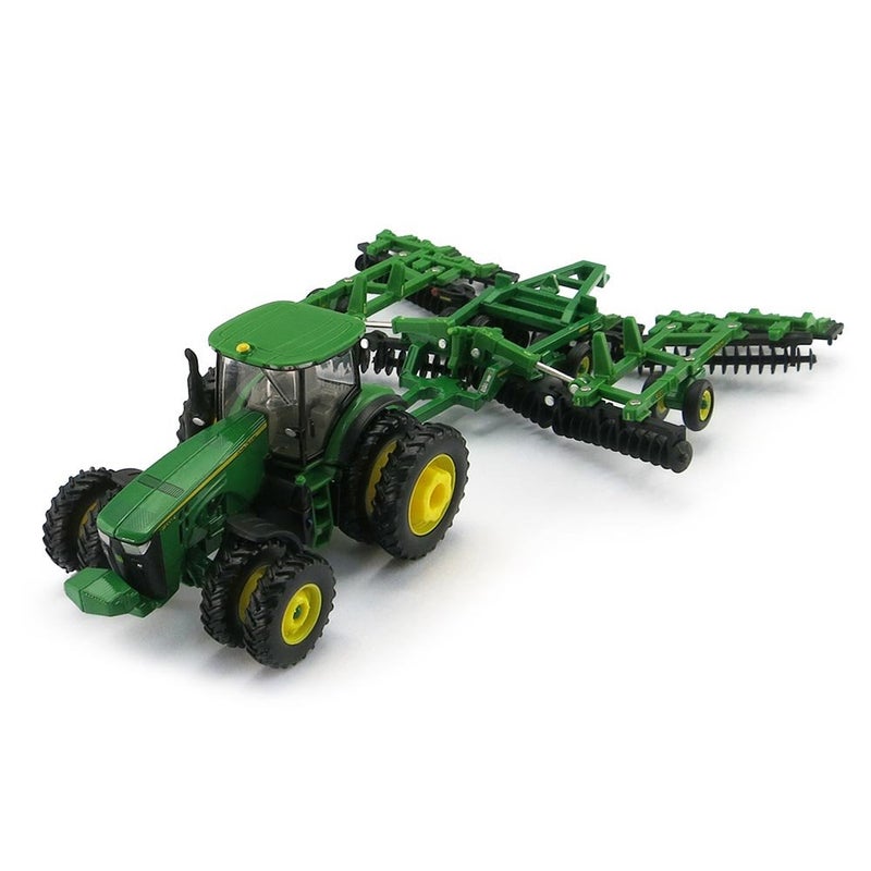 ERTL John Deere 8320R Tractor and Model 637 Disk Set (1:64 Scale) - Image 2
