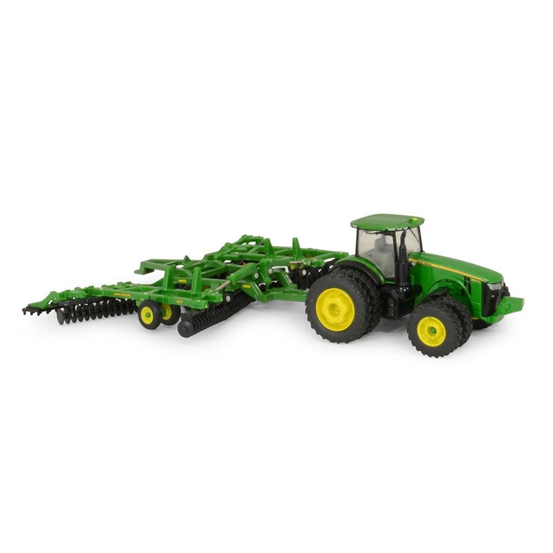 ERTL John Deere 8320R Tractor and Model 637 Disk Set (1:64 Scale) - Image 1