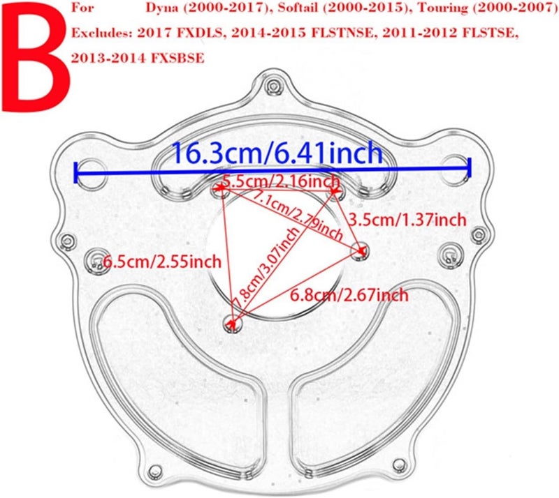 Wivplex Motorcycle Air Filter for Harley Models - Image 2