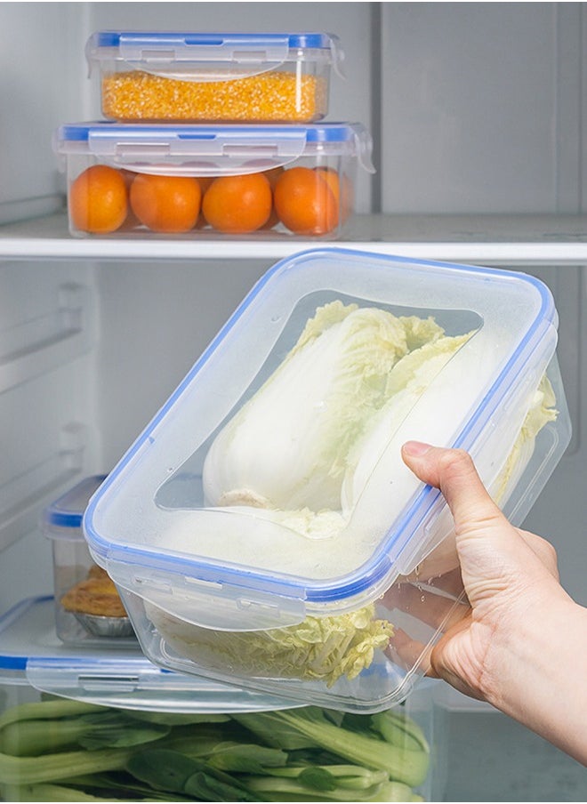 5PCS Fruit Storage Containers for Fridge Food Storage Container Set with Removable Strainer, Lid with Strainer, Fruit  Vegetable Crisper, BPA-Free Plastic Produce Crisper for Long-Term Freshness