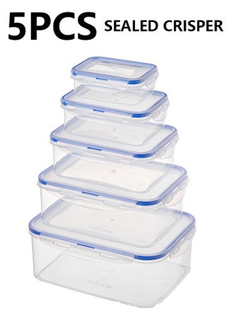 5PCS Fruit Storage Containers for Fridge Food Storage Container Set with Removable Strainer, Lid with Strainer, Fruit  Vegetable Crisper, BPA-Free Plastic Produce Crisper for Long-Term Freshness - pzsku/Z0F9174787A820B6AE4A0Z/45/1748391038/3fd1db05-f8ae-4e7f-87c2-9f7650811caa