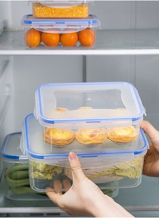 Generic 5PCS Fruit Storage Containers for Fridge Food Storage Container Set with Removable Strainer, Lid with Strainer, Fruit  Vegetable Crisper, BPA-Free Plastic Produce Crisper for Long-Term Freshness  - Image 5