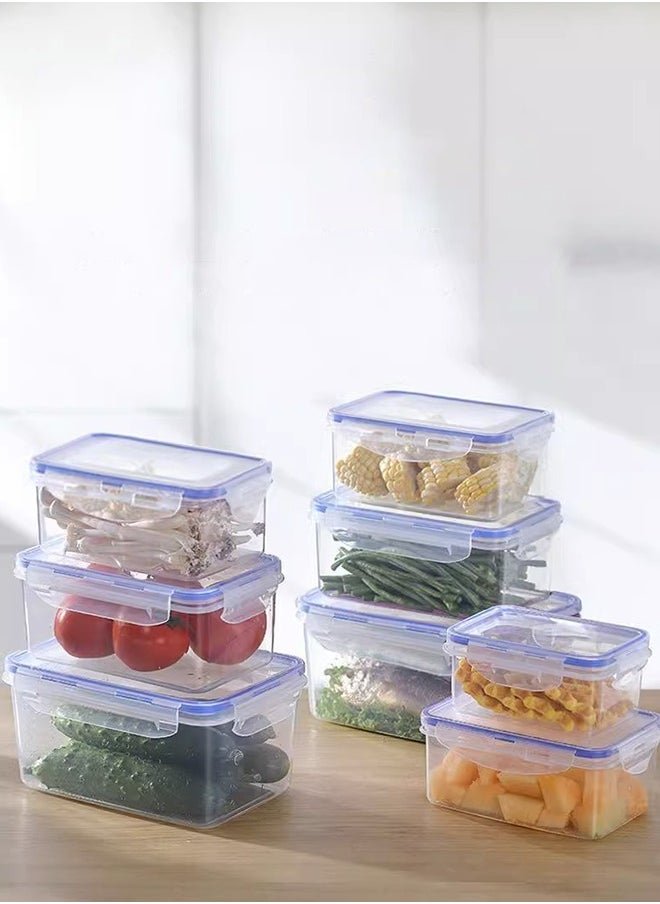 Generic 5PCS Fruit Storage Containers for Fridge Food Storage Container Set with Removable Strainer, Lid with Strainer, Fruit  Vegetable Crisper, BPA-Free Plastic Produce Crisper for Long-Term Freshness  - Image 2