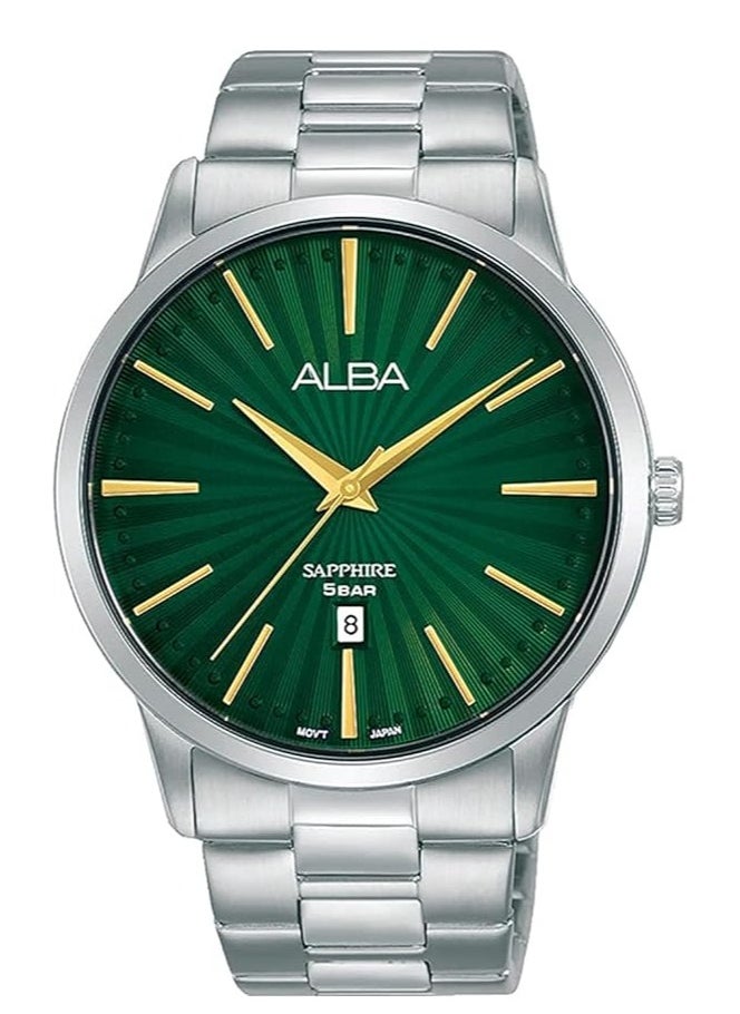 Alba Alba AG8K91X Men’s Stainless Steel Quartz Analog Wrist Watch  - Image 1
