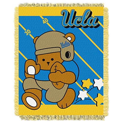 Northwest The Northwest Company unisex NCAA 36-Inches-By-46-Inches Woven Jacquard Baby sports fan throw blankets, Blue, 36x46-Inch US - Image 2