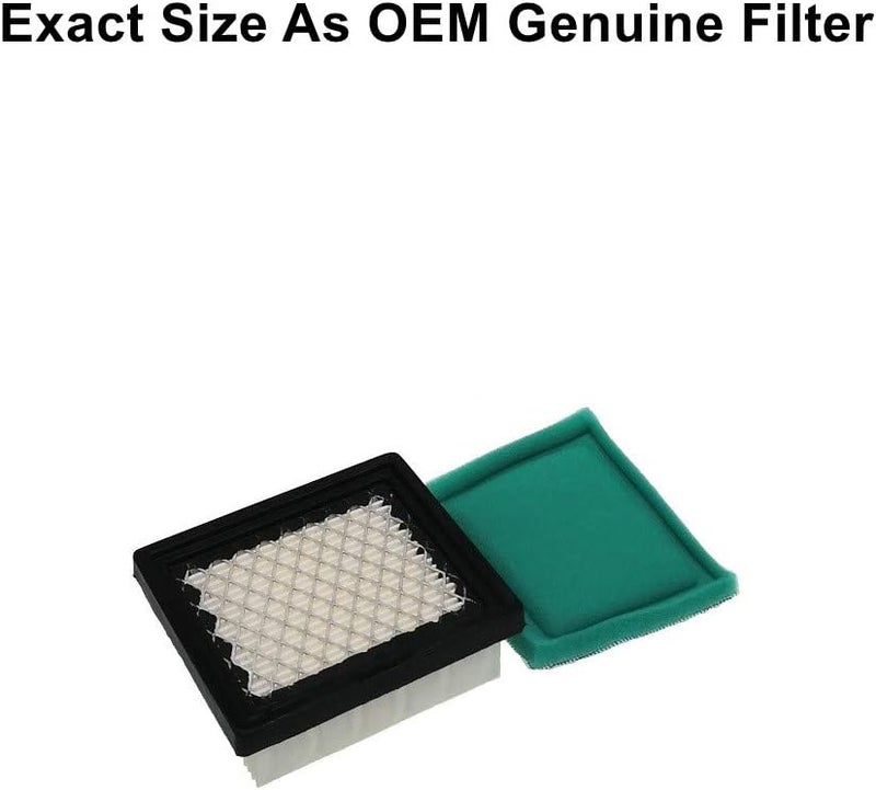 MOWFILL 2 Pack 36046 Air Filter Replace for Tecumseh 36046 740061 Stens 100-450 With 36634 Pre Filter Fits Tecumseh Oh95 Oh195 Ohh50 Ohh55 Ohh60 Ohh65 Vlv50 Vlv55 Vlv60 Vlv66 Vlv126 4 & 5.5 Hp Engines - Image 2