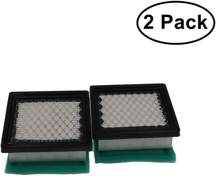 MOWFILL 2 Pack 36046 Air Filter Replace for Tecumseh 36046 740061 Stens 100-450 With 36634 Pre Filter Fits Tecumseh Oh95 Oh195 Ohh50 Ohh55 Ohh60 Ohh65 Vlv50 Vlv55 Vlv60 Vlv66 Vlv126 4 & 5.5 Hp Engines - Image 1