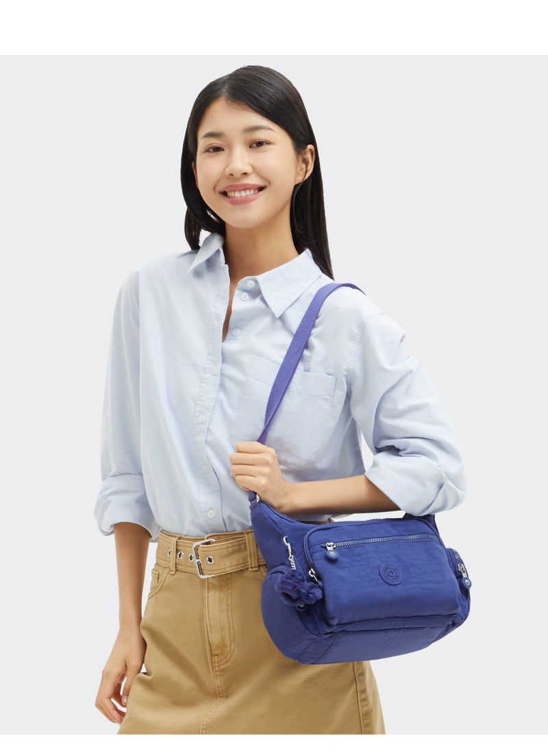 kipling Gabbie Small Crossbody Bag with multiple compartments Ocean Blue  - Image 4