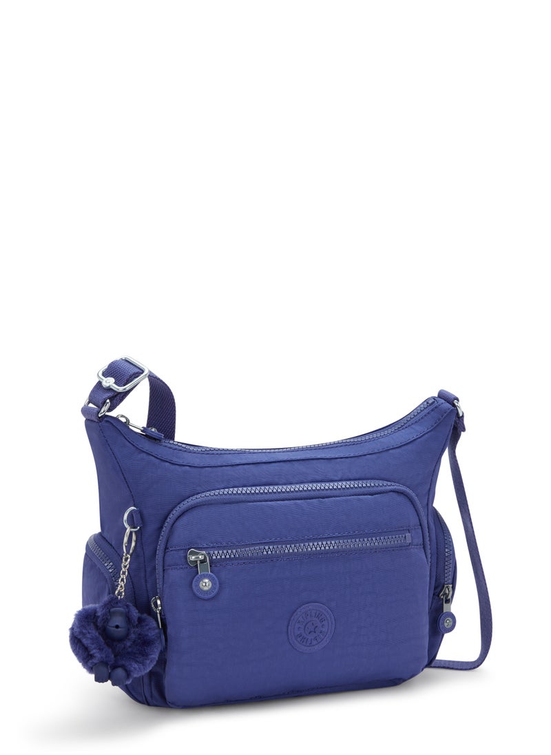 Gabbie Small Crossbody Bag with multiple compartments Ocean Blue