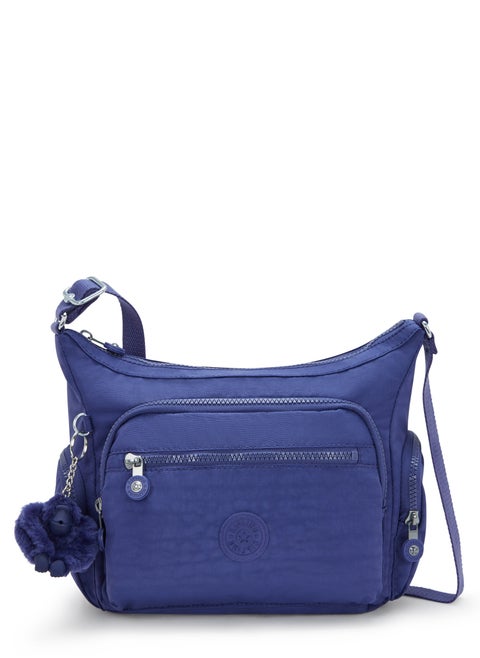 Gabbie Small Crossbody Bag with multiple compartments Ocean Blue