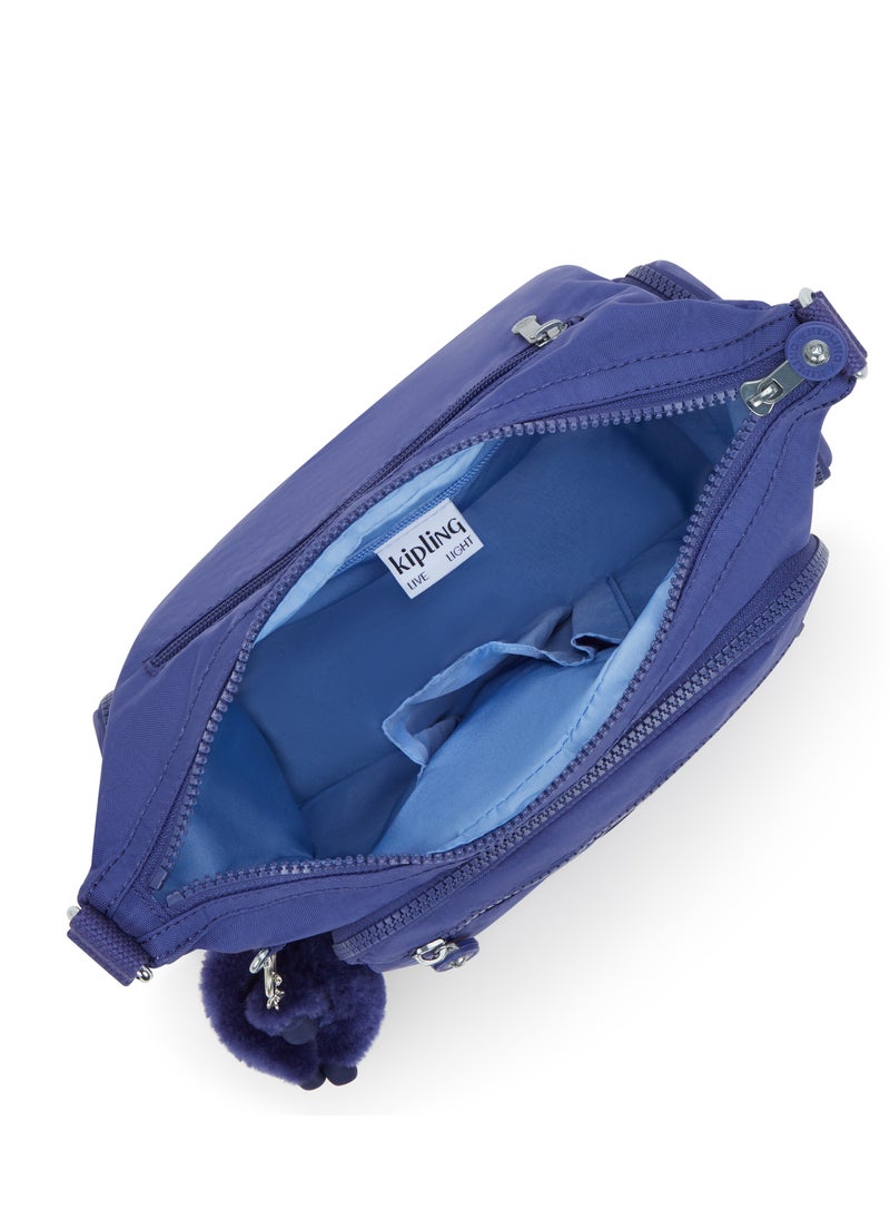 kipling Gabbie Small Crossbody Bag with multiple compartments Ocean Blue  - Image 2