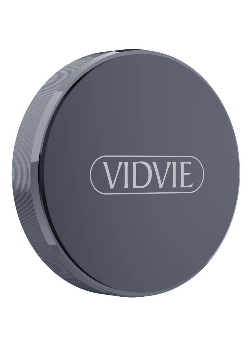 Vidvie Mini Magnetic Phone Car Holder Coin Size Phone Holder Black - Image 1