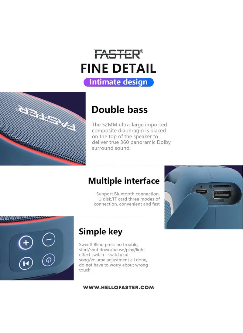Faster - FASTER FS-956 Echo Go Series Mini Wireless Speaker - Image 1