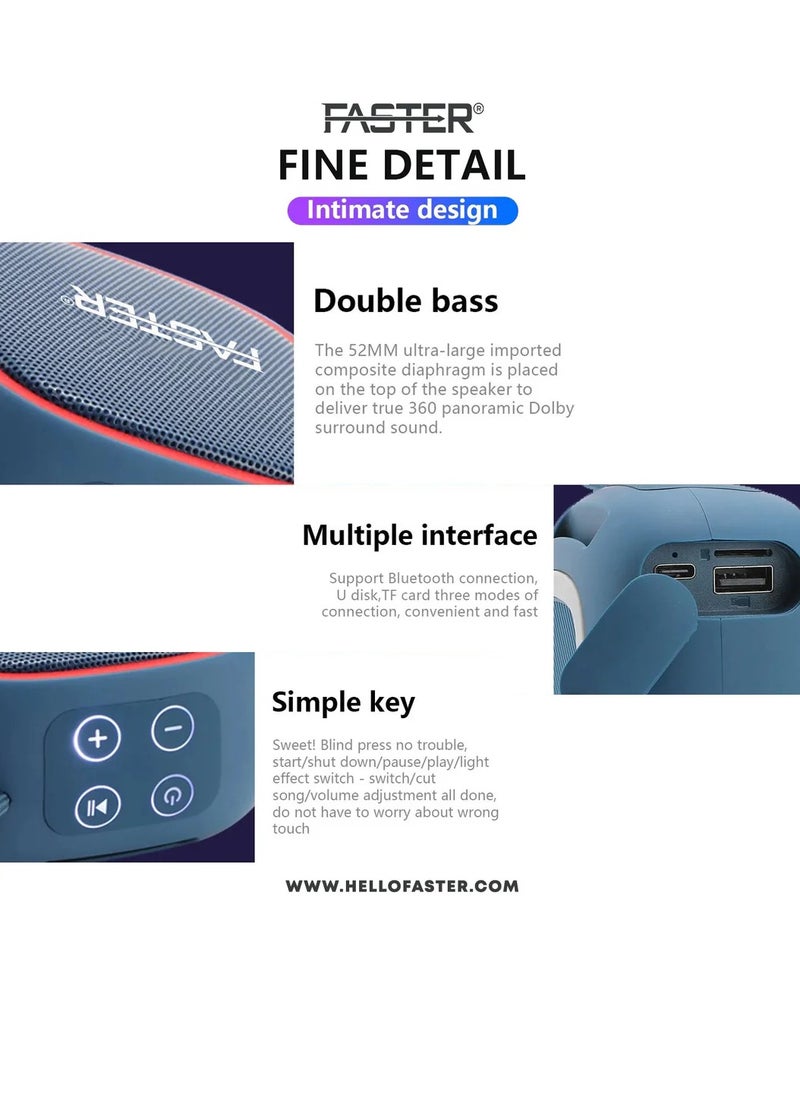 Faster - FASTER FS-956 Echo Go Series Mini Wireless Speaker - Image 1