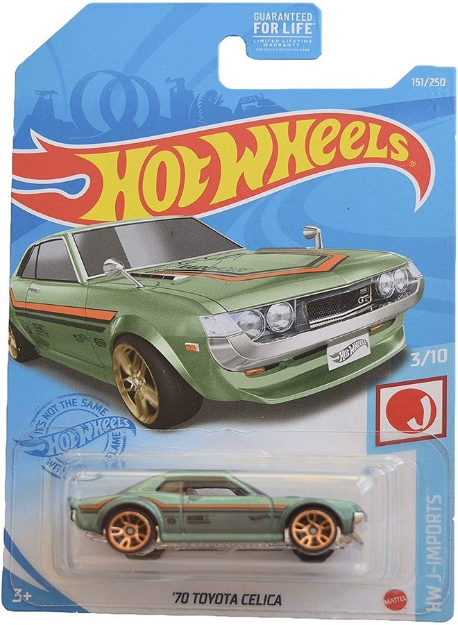 die cast DieCast Hotwheels '70 Toyota Celica, J Imports 3/10